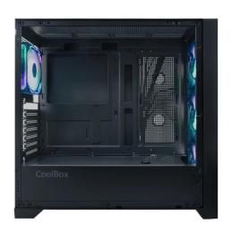 Coolbox Caja Gaming ATX Ge-2000 DualView S/Fte