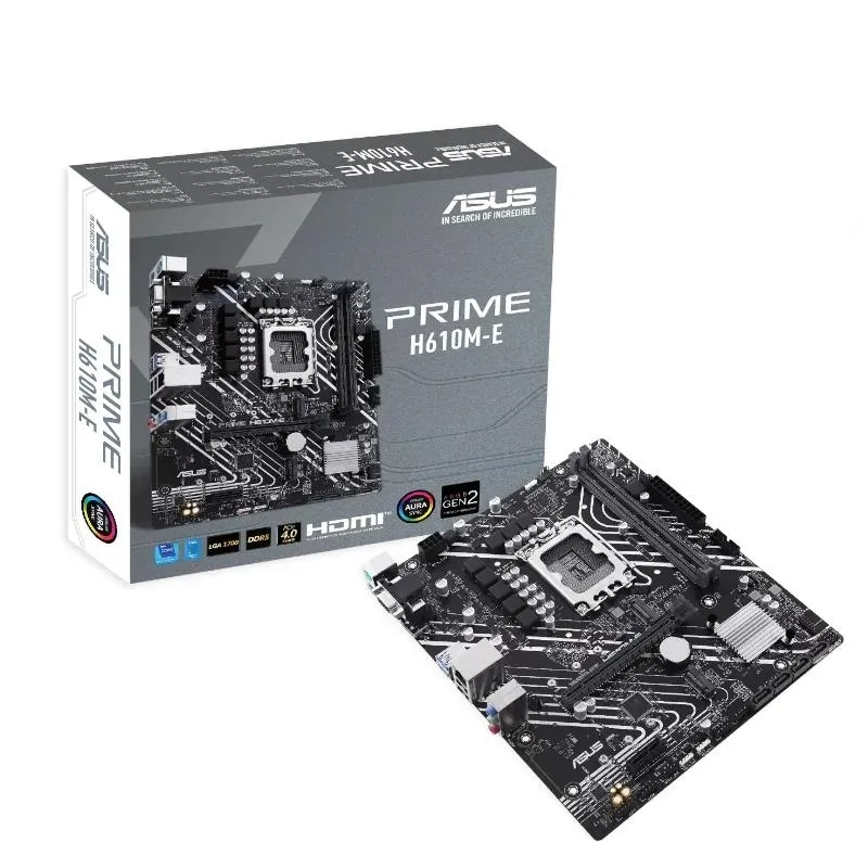 ASUS Placa Base PRIME H610M-E CSM DDR5 ASUS Placa Base PRIME H610M-E CSM DDR5