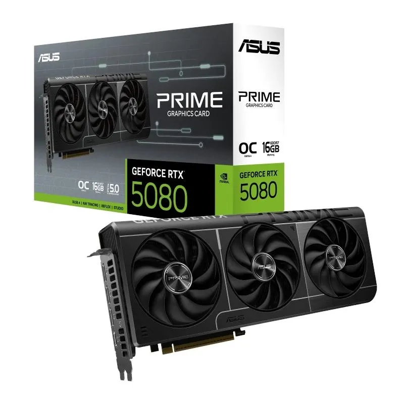 ASUS VGA NVIDIA PRIME RTX 5080 OC 16GB DDR7 ASUS VGA NVIDIA PRIME RTX 5080 OC 16GB DDR7