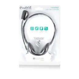 EWENT EW3563 Auriculares+ Micrófono Stéreo EWENT EW3563 Auriculares+ Micrófono Stéreo