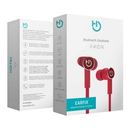 Hiditec Auricular+Mic AKEN BT4,2 Earfix RED Hiditec Auricular+Mic AKEN BT4,2 Earfix RED
