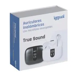 iggual Auriculares inalámbricos TWS Bluetooth negr iggual Auriculares inalámbricos TWS Bluetooth negr