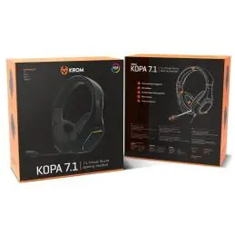 KROM KOPA AURICULARES GAMING 7.1 VIRTUAL NEGRO KROM KOPA AURICULARES GAMING 7.1 VIRTUAL NEGRO
