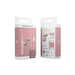 Energy Sistem Auriculares EasyPods Type C Rose Energy Sistem Auriculares EasyPods Type C Rose