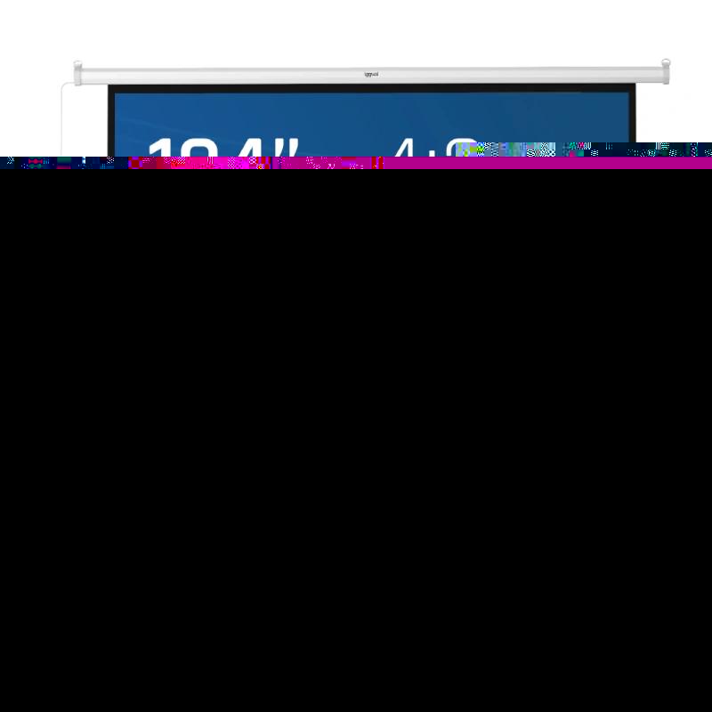 iggual Pantalla eléctrica 4:3 134" 240x240 cm iggual Pantalla eléctrica 4:3 134" 240x240 cm