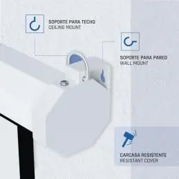 iggual Pantalla eléctrica 4:3 100" 180x180 cm iggual Pantalla eléctrica 4:3 100" 180x180 cm