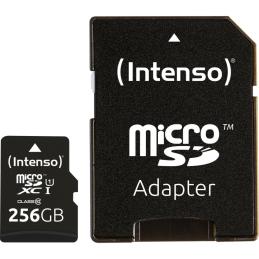 Intenso 3423492 Micro SD UHS-I Premium 256G c/adap