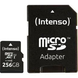 Intenso 3423492 Micro SD UHS-I Premium 256G c/adap