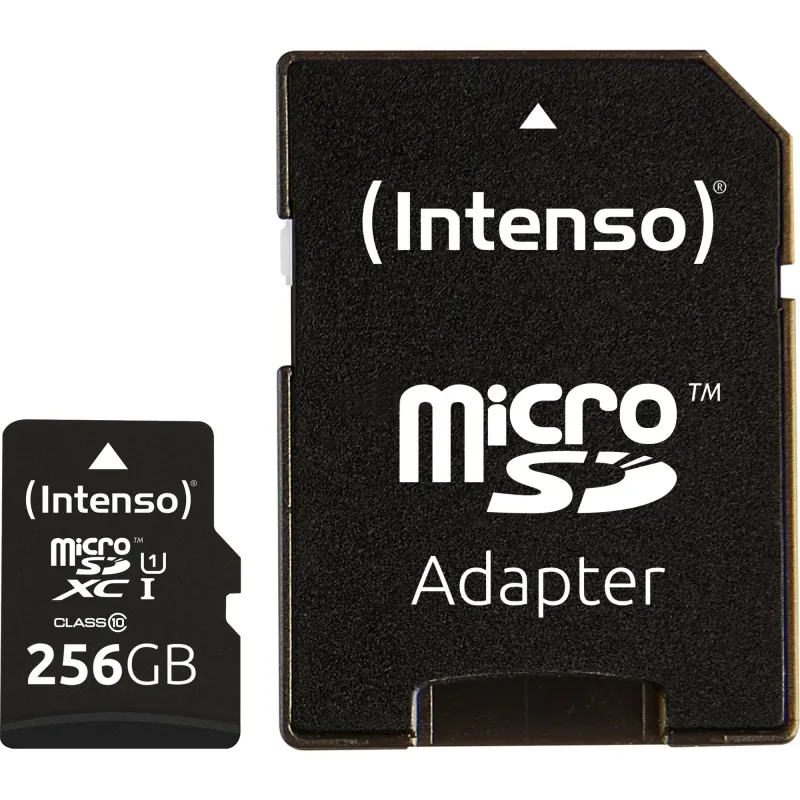 Intenso 3423492 Micro SD UHS-I Premium 256G c/adap