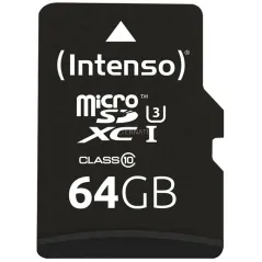 Intenso 3433490 Micro SD UHS-I profesional 64GB