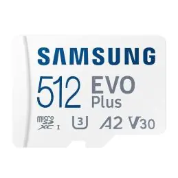 Samsung MicroSDHC EVO Plus New 512GB Clase 10 Samsung MicroSDHC EVO Plus New 512GB Clase 10