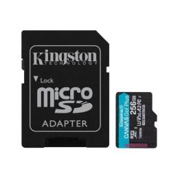 Kingston microSD Canvas Go! Plus 4 256GB 200 MB-s Kingston microSD Canvas Go! Plus 4 256GB 200 MB-s
