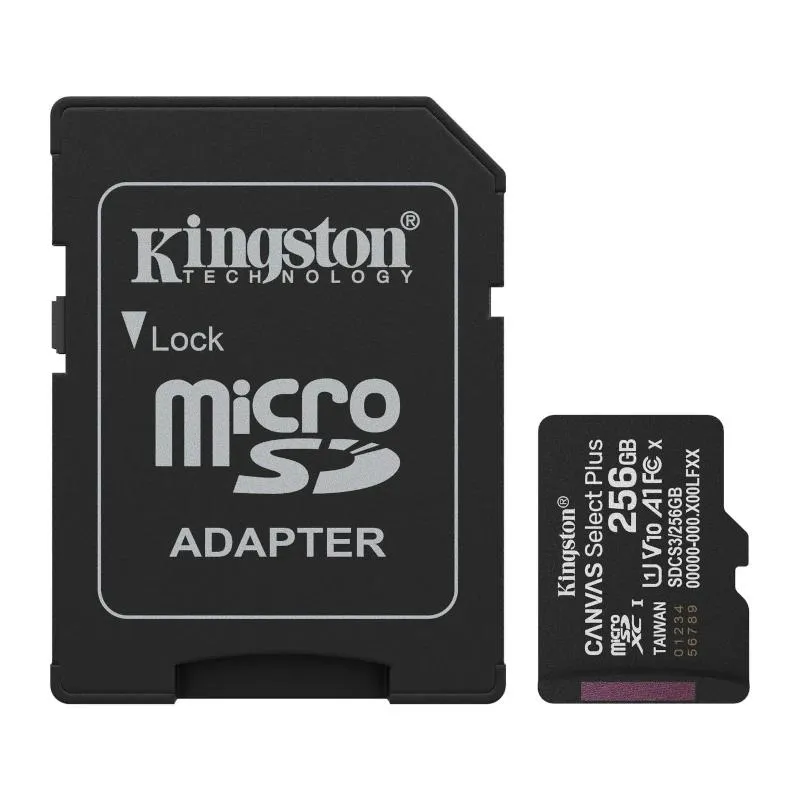 Kingston SDCS3/256GB microSDXC Gen3 150MB/s A1 Kingston SDCS3/256GB microSDXC Gen3 150MB/s A1
