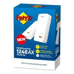 Fritz! Powerline 1240 AX WLAN Set Mesh 2xGbE Fritz! Powerline 1240 AX WLAN Set Mesh 2xGbE