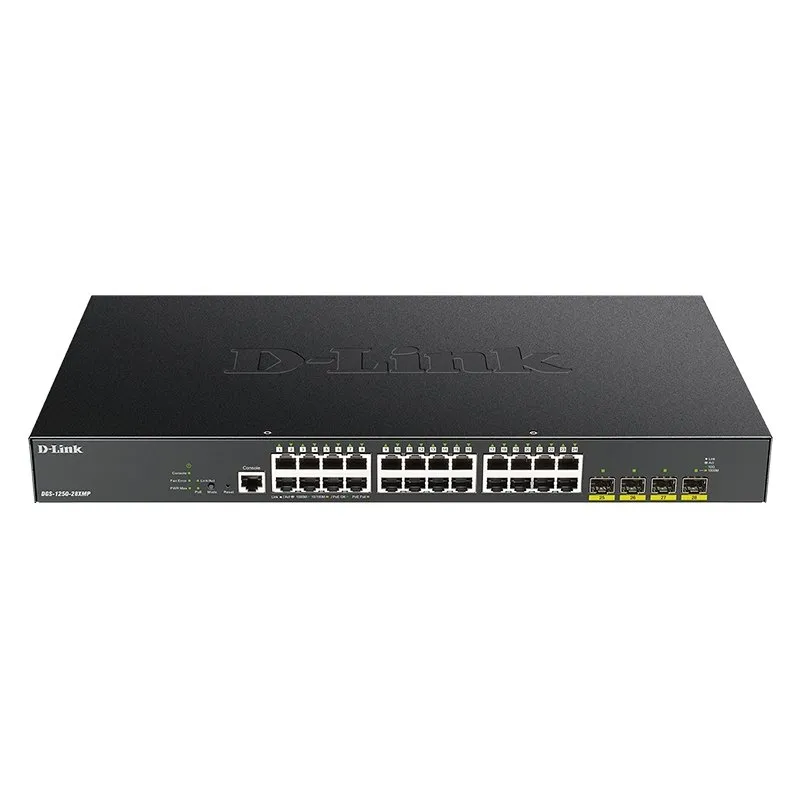 D-Link DGS-1250-28XMP/E Switch 24xGb PoE 4x10Gb D-Link DGS-1250-28XMP/E Switch 24xGb PoE 4x10Gb