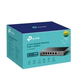 TP-Link TL-SG1006PP Switch 6xGB (3xPoE+ 1xPoE++) TP-Link TL-SG1006PP Switch 6xGB (3xPoE+ 1xPoE++)