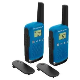 MOTOROLA T42 Walkie Talkie 4Km 16CH Azul Duo MOTOROLA T42 Walkie Talkie 4Km 16CH Azul Duo