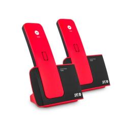 SPC 7292RC2 Telefono DECT BLADE ID AG50 Rojo Duo SPC 7292RC2 Telefono DECT BLADE ID AG50 Rojo Duo