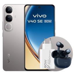 VIVO V40 SE 80W 6.67" 8Gb(+8) 256Gb Titanium Bundl VIVO V40 SE 80W 6.67" 8Gb(+8) 256Gb Titanium Bundl