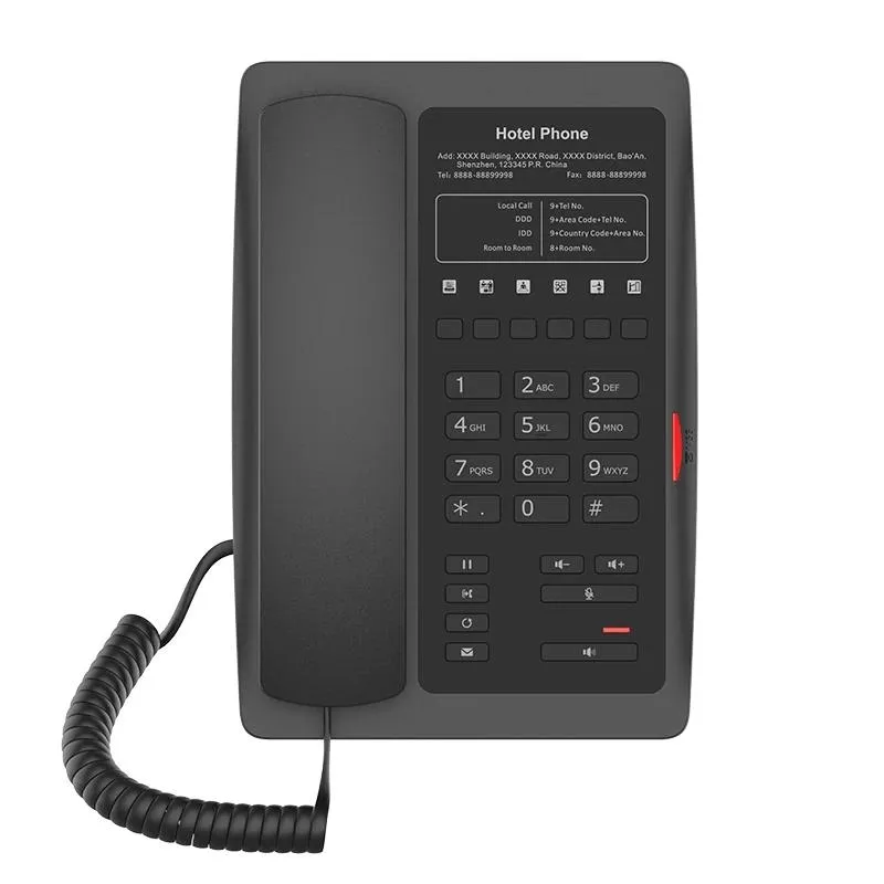 Fanvil H3W-B PoE 2 SIP Lines 6 customized keys Fanvil H3W-B PoE 2 SIP Lines 6 customized keys