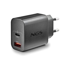 NGS CARGADOR GAN ULTRARAPIDO 20W USB-C+ USB-A