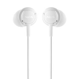 NGS Auricular CROSSDRIFT Blanco cable JACK 3.5 Mm