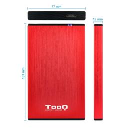 Tooq TQE-2527R Caja HDD 2.5" USB 3.1 Gen1/USB 3.0 Tooq TQE-2527R Caja HDD 2.5" USB 3.1 Gen1/USB 3.0