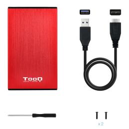 Tooq TQE-2527R Caja HDD 2.5" USB 3.1 Gen1/USB 3.0 Tooq TQE-2527R Caja HDD 2.5" USB 3.1 Gen1/USB 3.0