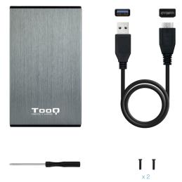 Tooq TQE-2527G Caja HDD 2.5" USB 3.1 Gen1/USB 3.0 Tooq TQE-2527G Caja HDD 2.5" USB 3.1 Gen1/USB 3.0