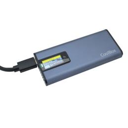 Coolbox CAJA SSD M.2 NVME/SATA LCD MINICHASE PS32 Coolbox CAJA SSD M.2 NVME/SATA LCD MINICHASE PS32