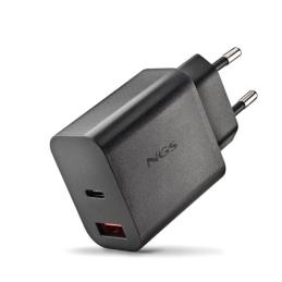 NGS CARGADOR GAN ULTRARAPIDO 30W USB-C+ USB-A