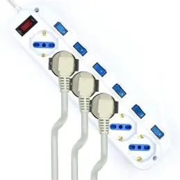 EWENT EW3932-5m Regleta 6 Tomas / 6 interruptor 5m EWENT EW3932-5m Regleta 6 Tomas / 6 interruptor 5m