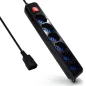 Ewent Ew3925 Regleta de 6 tomas con proteccion Ewent Ew3925 Regleta de 6 tomas con proteccion