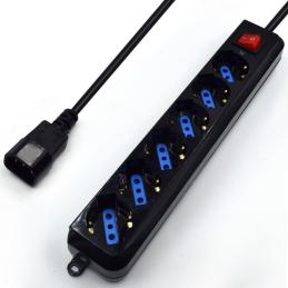 Ewent Ew3925 Regleta de 6 tomas con proteccion Ewent Ew3925 Regleta de 6 tomas con proteccion