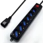 Ewent Ew3925 Regleta de 6 tomas con proteccion Ewent Ew3925 Regleta de 6 tomas con proteccion