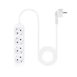 Nanocable Regleta de Enchufes 4 Tomas 1.4 m Blanco Nanocable Regleta de Enchufes 4 Tomas 1.4 m Blanco