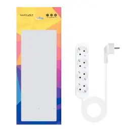 Nanocable Regleta de Enchufes 4 Tomas 1.4 m Blanco Nanocable Regleta de Enchufes 4 Tomas 1.4 m Blanco