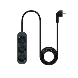 Nanocable Regleta de Enchufes 3 Tomas 1.4 m Negro Nanocable Regleta de Enchufes 3 Tomas 1.4 m Negro