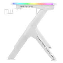 Mars Gaming MGDXL RGB Mesa Gaming WHITE Mars Gaming MGDXL RGB Mesa Gaming WHITE