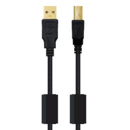 Nanocable Cable USB 2.0 Impresora Ferrita 2.0 M Nanocable Cable USB 2.0 Impresora Ferrita 2.0 M
