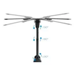 Tooq LP6055TN-B Soporte TV Incl/gira 23"-55" 3Piv Tooq LP6055TN-B Soporte TV Incl/gira 23"-55" 3Piv