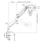 TooQ Soporte mesa incli/gira 1 brazo 13" a 32" TooQ Soporte mesa incli/gira 1 brazo 13" a 32"
