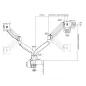 Tooq DB3132TNR-S Soporte Mesa incl/gir 2brz 13-32" Tooq DB3132TNR-S Soporte Mesa incl/gir 2brz 13-32"
