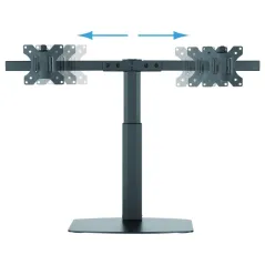 Tooq DB1727TN-B Soporte Monitor Mesa 2Brazos 17-27