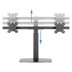 Tooq DB1727TN-B Soporte Monitor Mesa 2Brazos 17-27