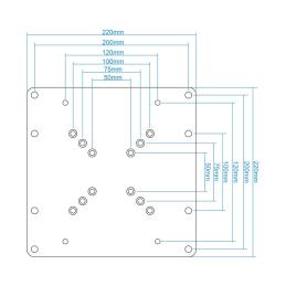 Tooq Adaptador VESA 200x200 para pantallas 23"-42" Tooq Adaptador VESA 200x200 para pantallas 23"-42"