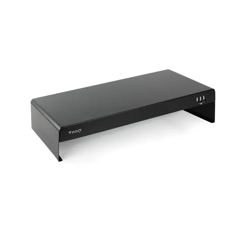 Tooq Soporte elevador monitor/portátil 3xUSB negro Tooq Soporte elevador monitor/portátil 3xUSB negro