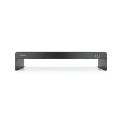 Tooq Soporte elevador monitor/portátil 3xUSB negro