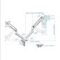 Tooq DB4132TNR-W Soport.mesa 2 monitor/tv 17-32" B Tooq DB4132TNR-W Soport.mesa 2 monitor/tv 17-32" B