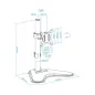 Tooq Soporte mesa DB1701TN-B 1 brazo 17-32" Tooq Soporte mesa DB1701TN-B 1 brazo 17-32"
